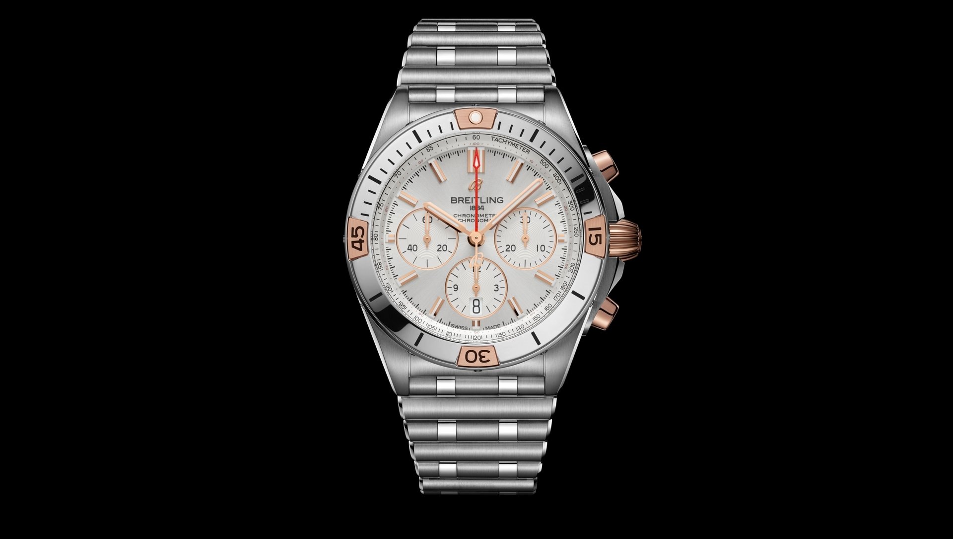 Breitling timers evolve stainless steel chronometer automatic diamondsbreitling timers evolved stainless steel pearl automatic diamonds